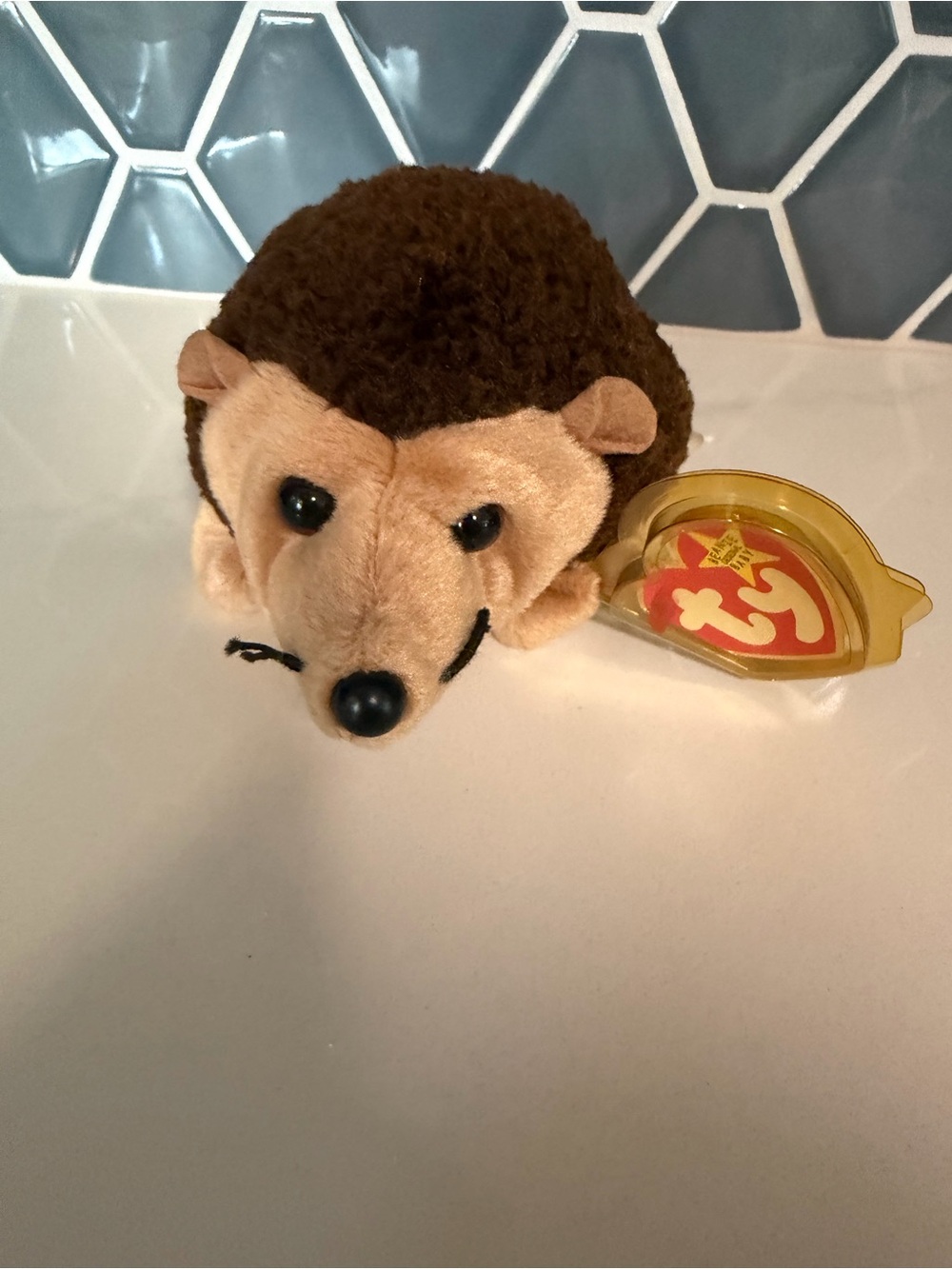 Ty Beanie Baby PRICKLES the Hedgehog 1998 Retired